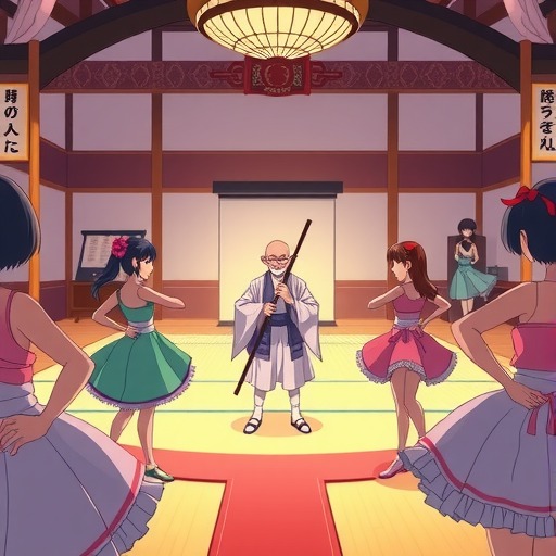 跟着圆头耄耋学跳舞，是日本美少女成为神人的必修课(图7)