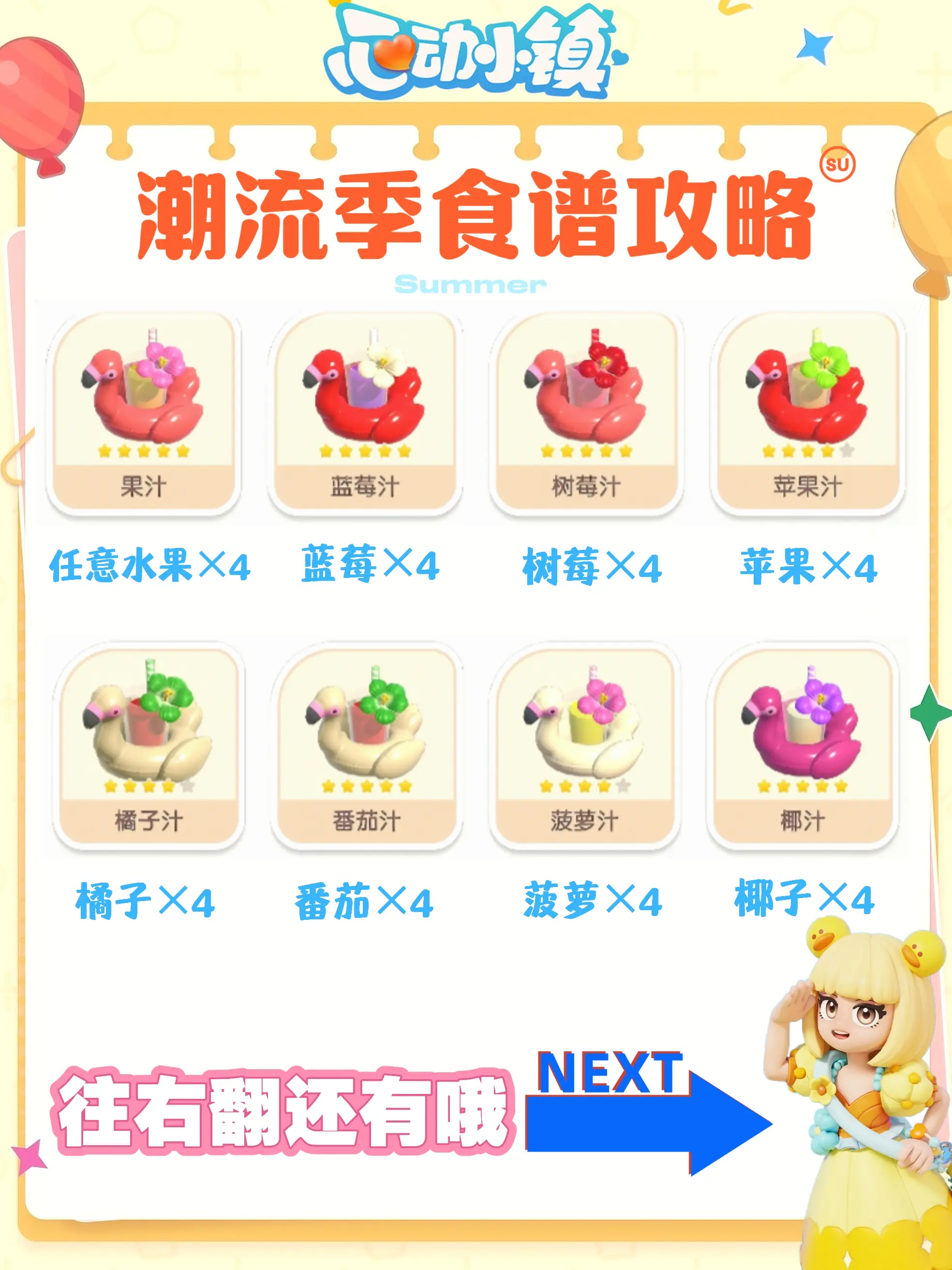 心动小镇潮流季食谱攻略(图1)