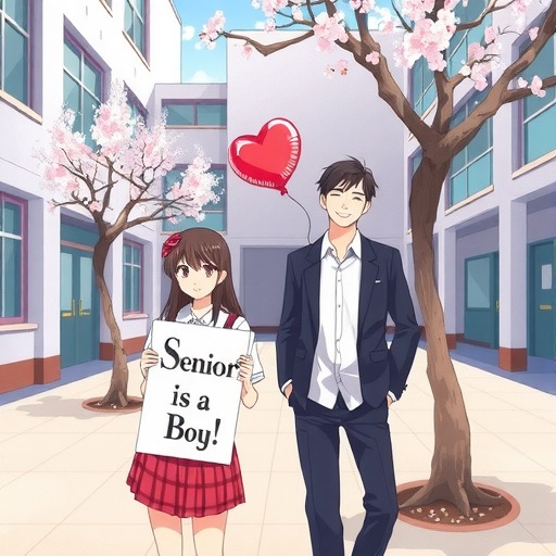 校园恋爱漫画《前辈是男孩子》剧场版预告公布 2025年情人节上映(图3)