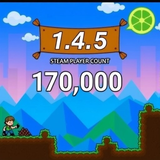 《泰拉瑞亚》1.4.5版本再掀热潮 Steam同时在线玩家骤升超17万(图3)