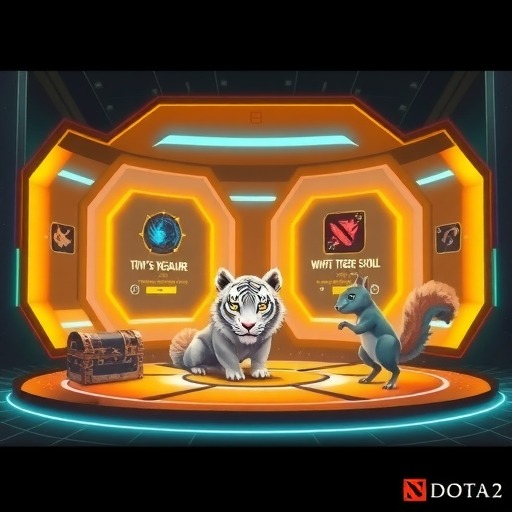 DOTA2全新勇士令状及RPG模式推出，包含小黑至宝、白虎身心、小松鼠声望套装(图6)