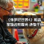 《侏罗纪世界4》斯嘉丽路透照曝光 造型干练的女专家（图4）
