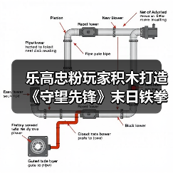 乐高忠粉玩家积木打造《守望先锋》末日铁拳、大锤（图2）