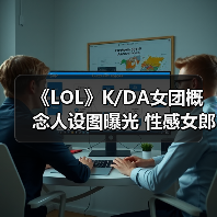 《LOL》K/DA女团概念人设图曝光 性感女郎造型百变（图3）