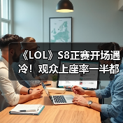 《LOL》S8正赛开场遇冷！观众上座率一半都不到！（图1）