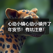 心动小镇心动小镇开了年货节！有坑注意！（图1）